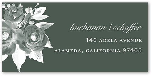 Elegantly Delicate Address Label, Beige, Address Label, Matte, Quarry