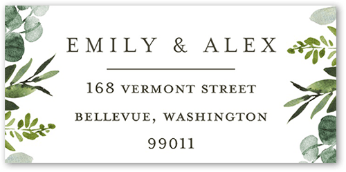 Wedding Border Address Labels