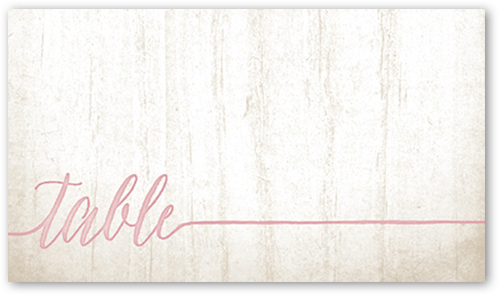 Delightful Blooms Wedding Place Card, Pink, Placecard, Matte, Signature Smooth Cardstock, Bubblegum