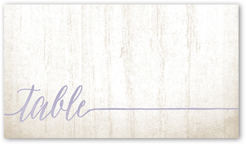 Delightful Blooms Wedding Place Card, Purple, Placecard, Matte, Signature Smooth Cardstock, Violet