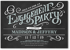enchanting engagement engagement party invitation