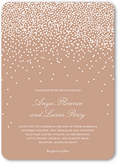 diamond sky wedding invitation