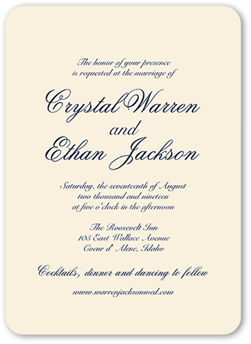Simple Wedding Cards