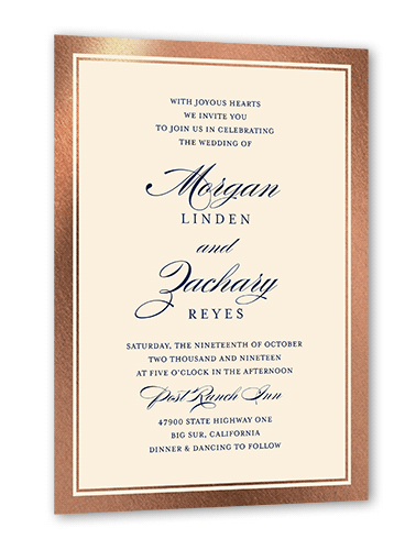 Elegant Summer Wedding Invitations