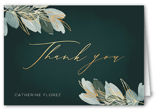 Green Thank You Cards