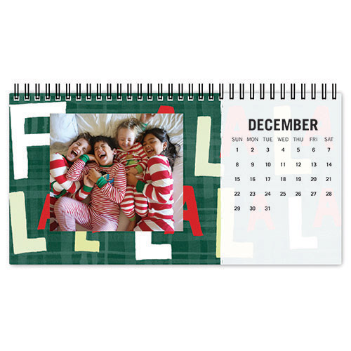 Bold Type Desk Calendar Shutterfly