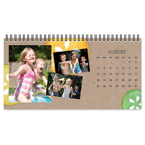 Krafted Seasons Desk Calendar Shutterfly