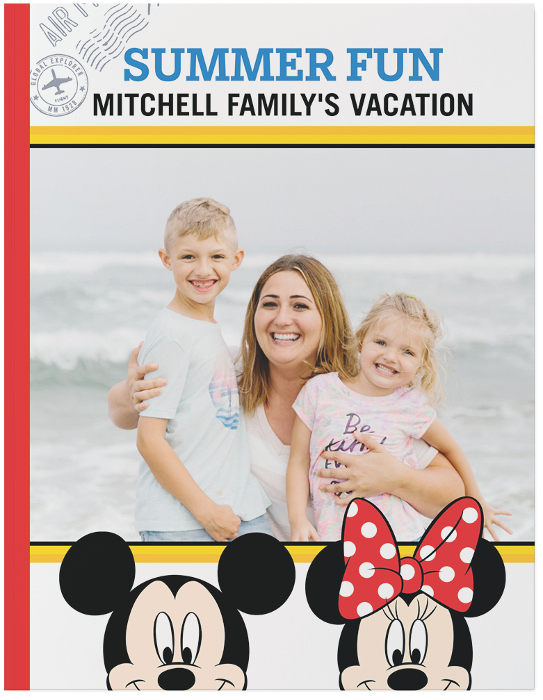 Disney Family Adventures Photo Book, 11x8, Soft Cover, Standard Pages