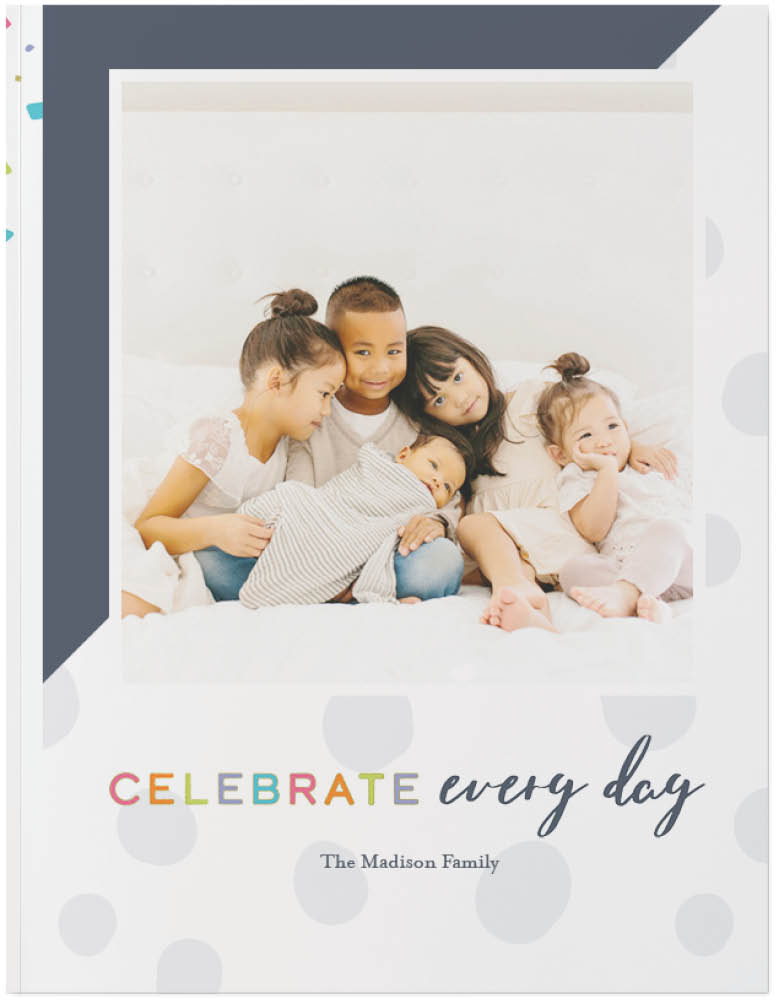 Celebrate Family by Float Paperie Photo Book, 11x8, Soft Cover, Standard Pages