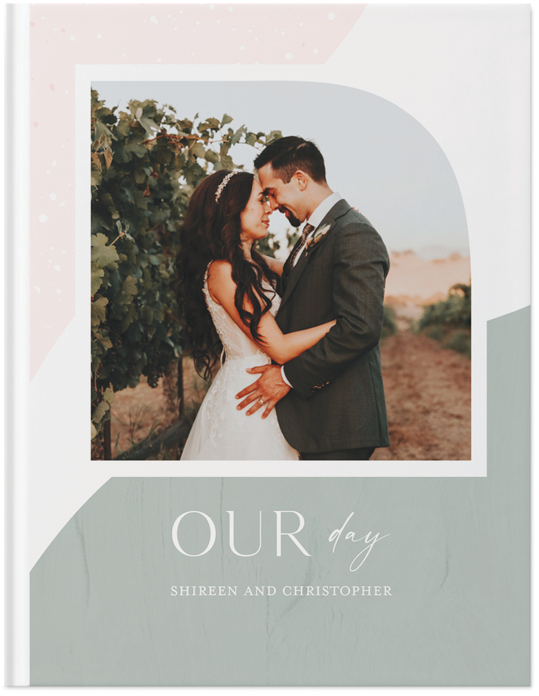 Boho Wedding Photo Book, 11x8, Hard Cover, Standard Pages