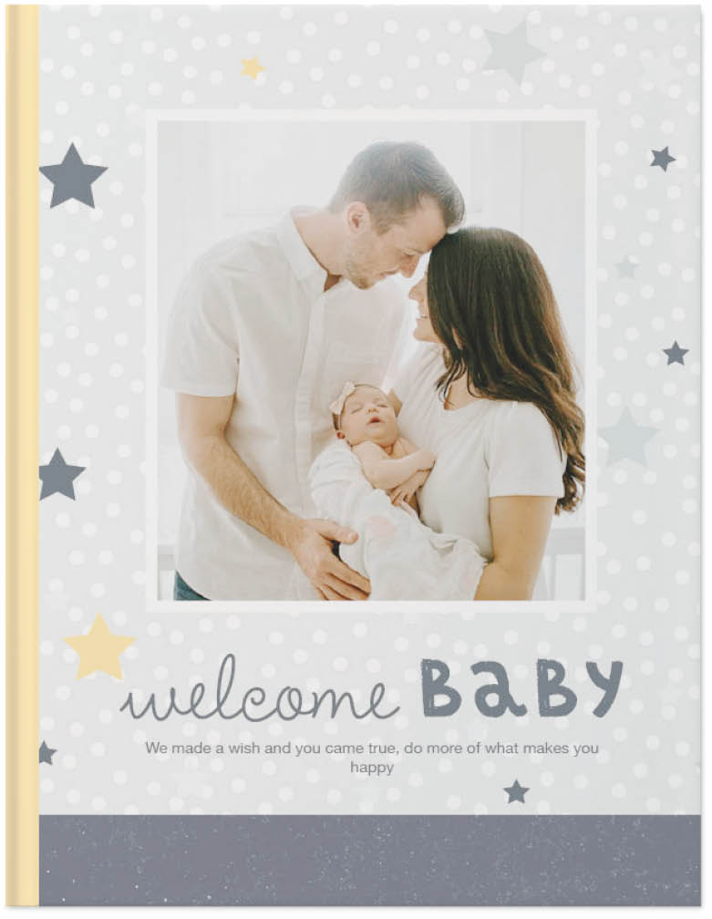 Classic Baby Photo Book, 11x8, Hard Cover - Glossy, Standard Pages