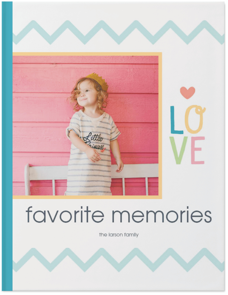 Colorful Childhood Photo Book, 11x8, Hard Cover - Glossy, Standard Pages