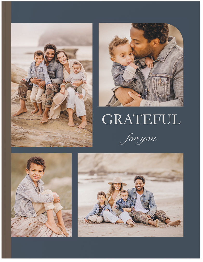 Grateful For You Photo Book, 11x8, Soft Cover, Standard Pages