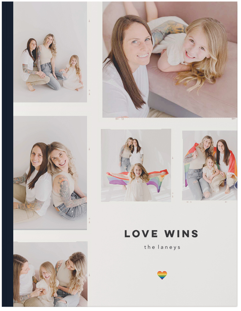 Love Wins Photo Book, 11x8, Soft Cover, Standard Pages