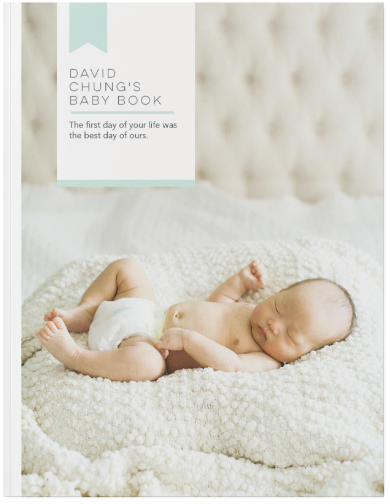 Modern Baby Photo Book, 11x8, Soft Cover, Standard Pages