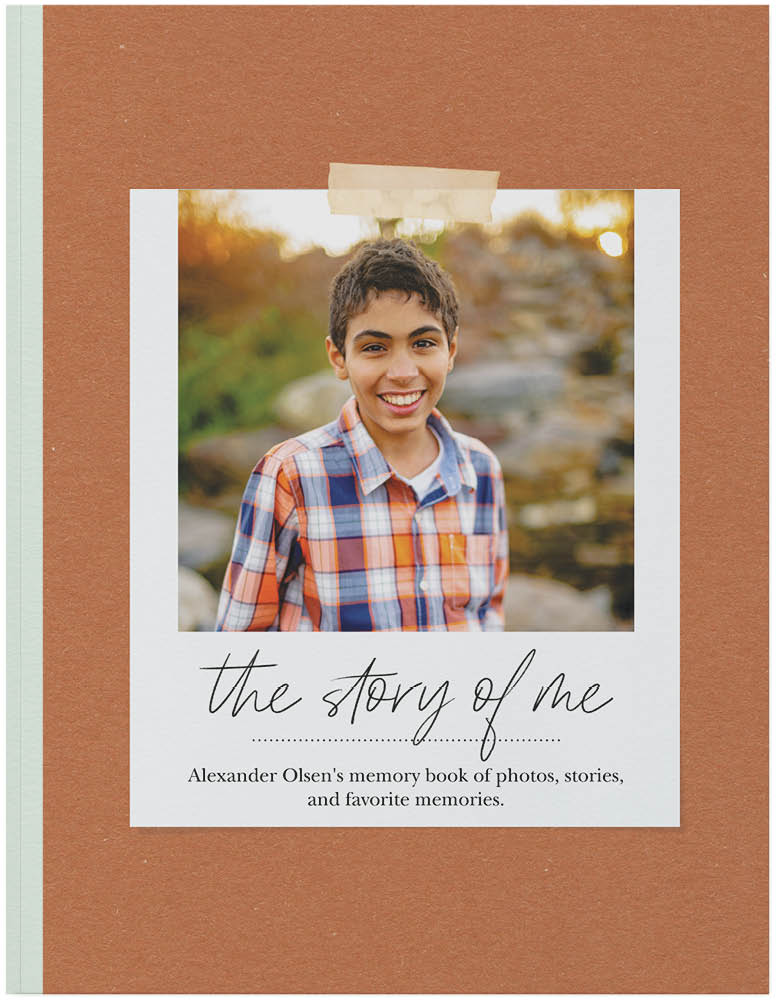 The Story of Me Photo Book, 11x8, Soft Cover, Standard Pages