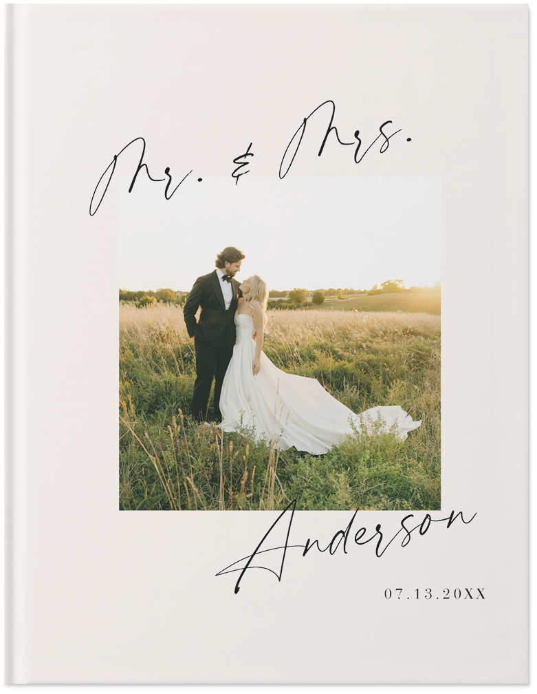 Timeless Love Story Photo Book, 11x8, Hard Cover - Glossy, Standard Pages