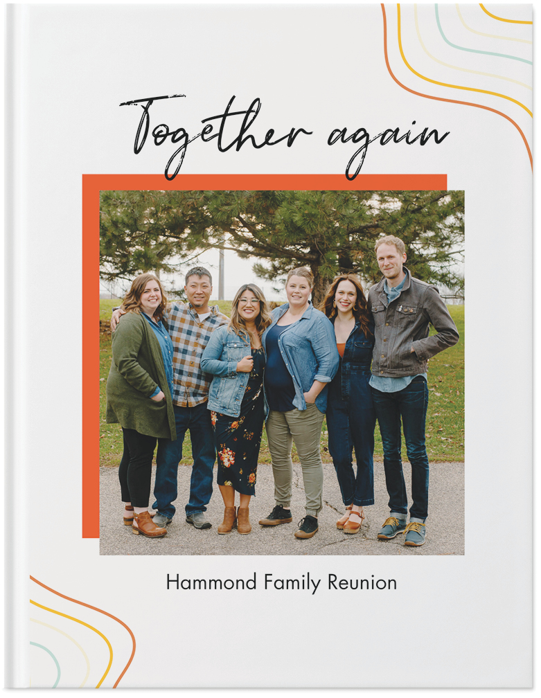 Together Again Photo Book, 11x8, Hard Cover - Glossy, Standard Pages