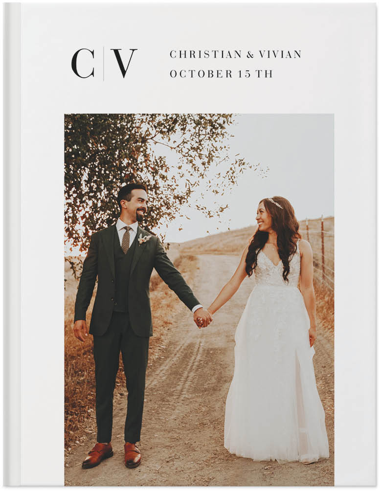 Wedding Photo Album Photo Book, 11x8, Hard Cover - Glossy, Standard Pages