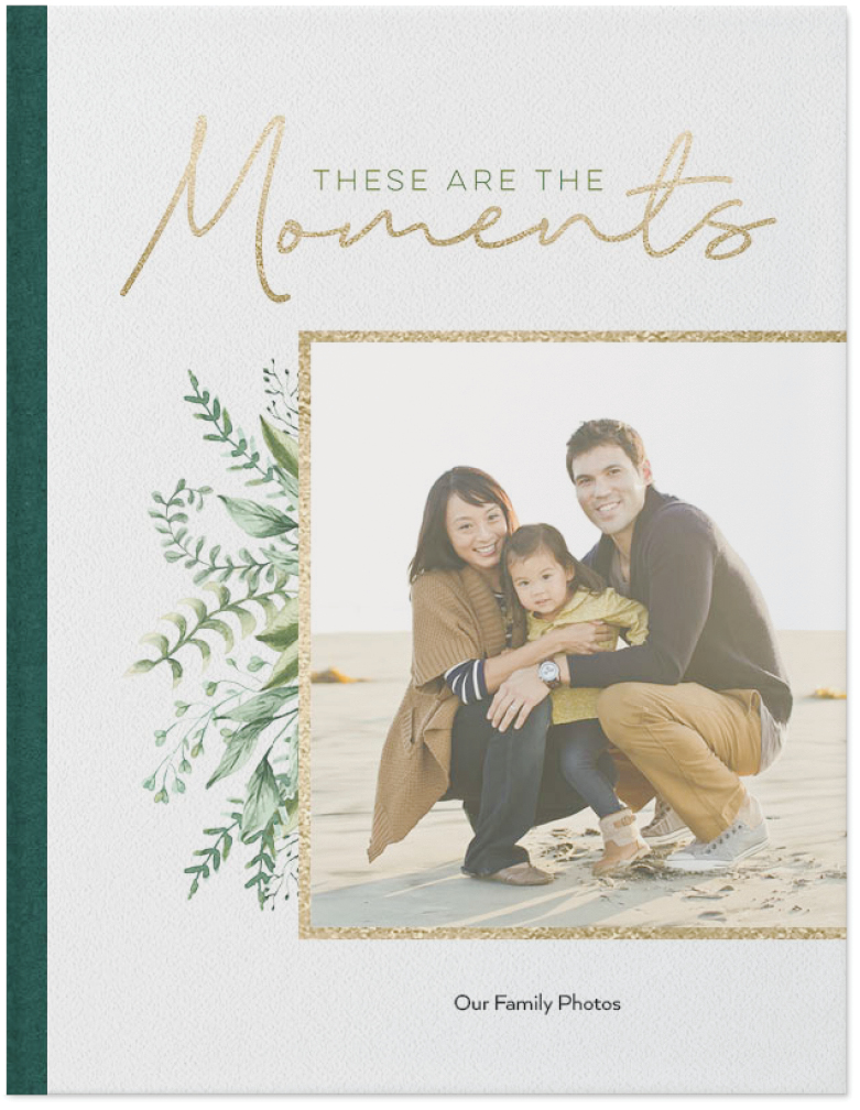 Watercolor Greenery by Sarah Hawkins Designs Photo Book, 11x8, Hard Cover - Glossy, Standard Pages