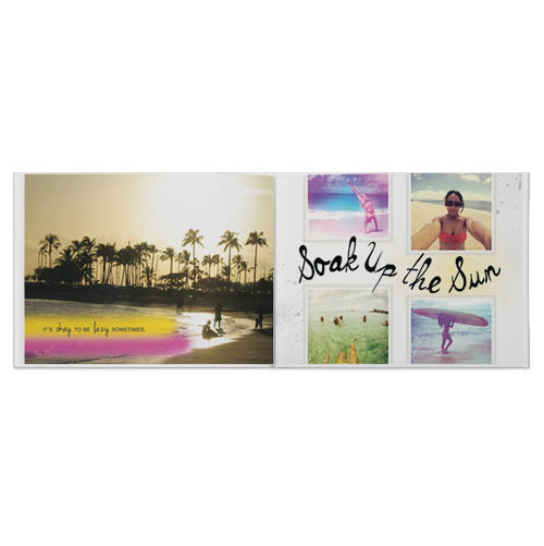 Aloha Hawaii Photo Book, 8x11, Professional Flush Mount Albums, Flush Mount Pages