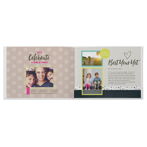 Best Year Yet Photo Book, 8x11, Professional Flush Mount Albums, Flush Mount Pages