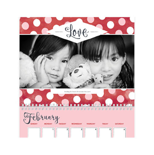 Textures and Patterns Wall Calendar, 8x11