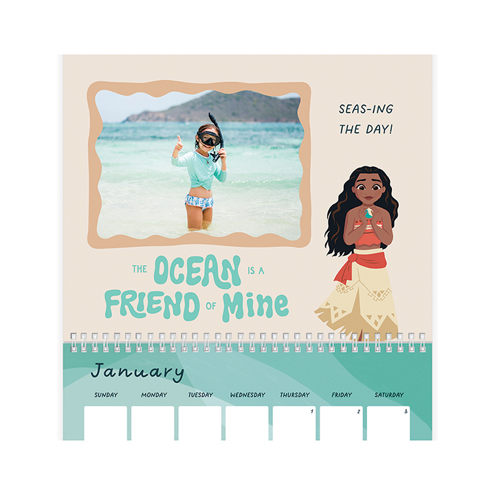 Disney's Moana Wall Calendar, 8x11