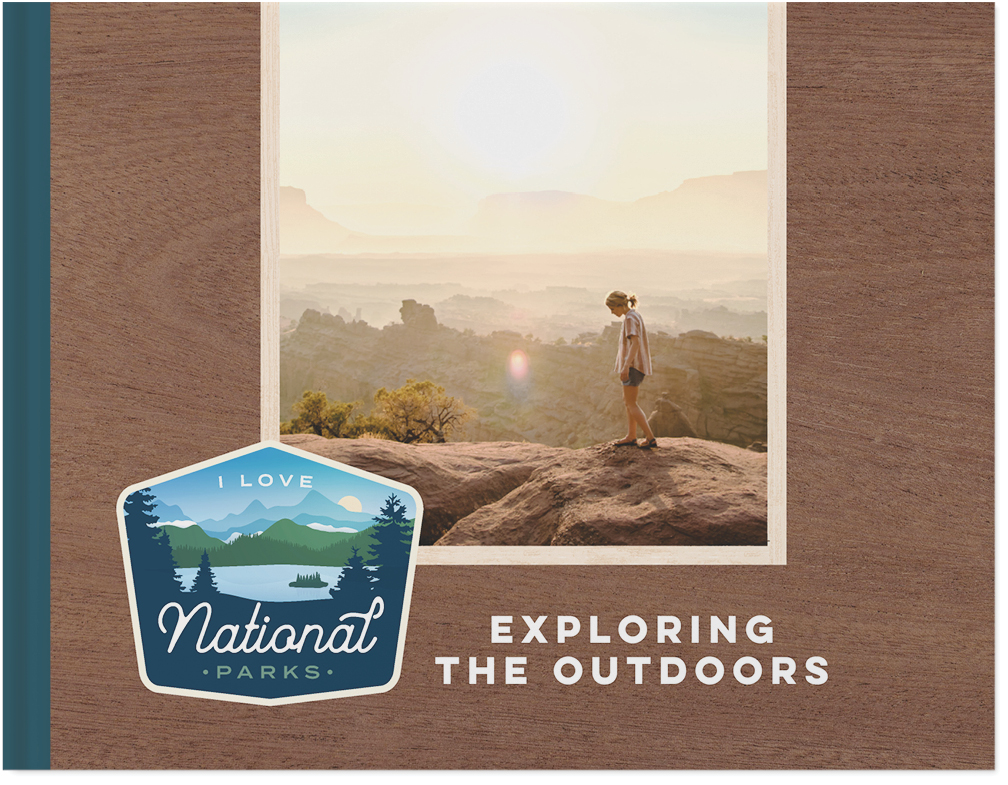 National Parks Travel by Eiman Design Co. Photo Book, 8x11, Hard Cover - Glossy, Standard Layflat