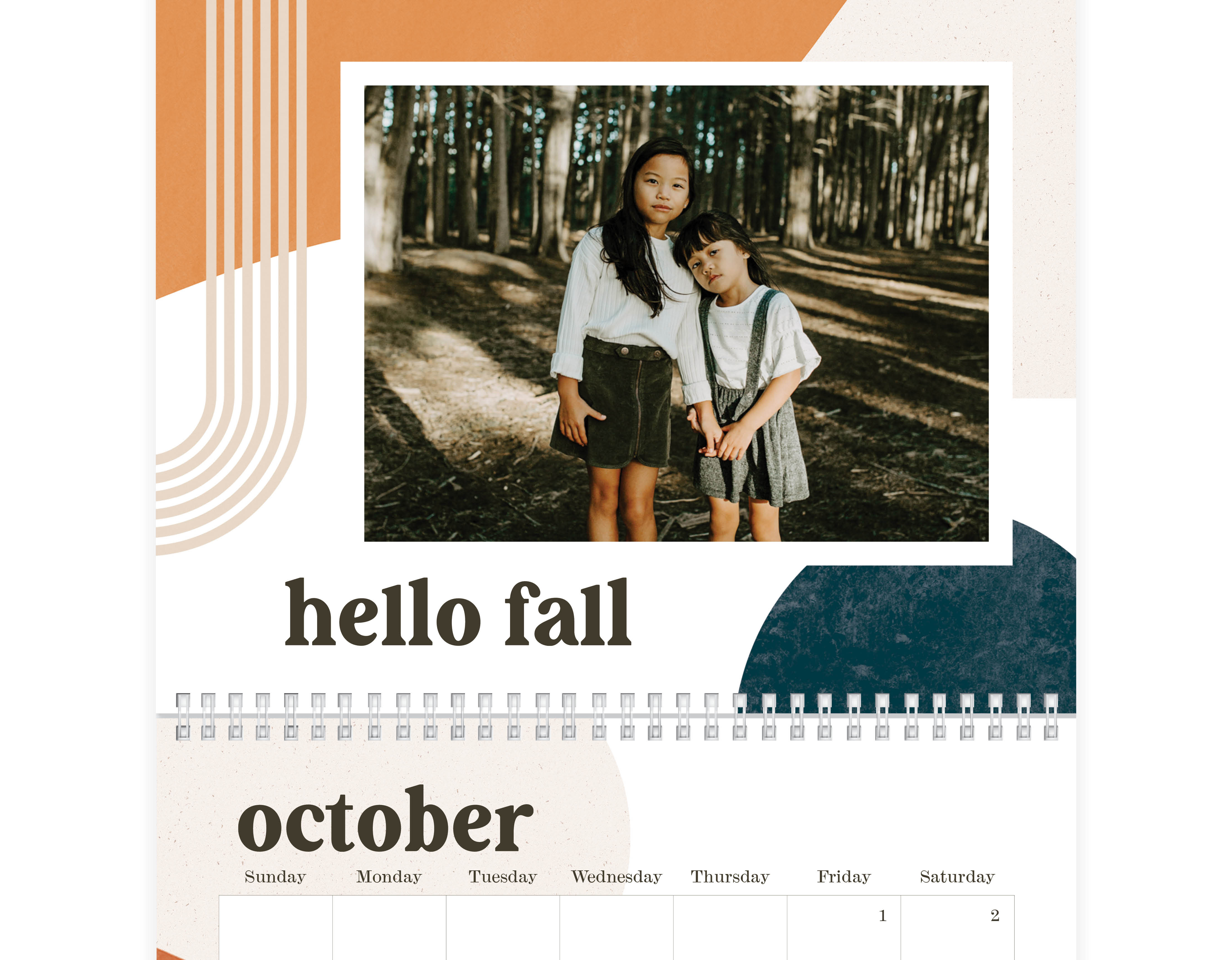 Everyday Boho Calendar Wall Calendar Shutterfly