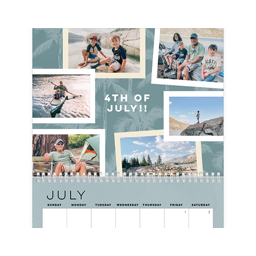 Seasonal Adventures Wall Calendar, 8x11