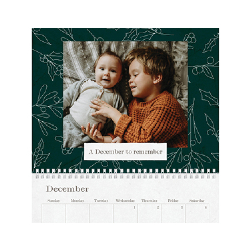 Seasonal Patterns Calendar Wall Calendar, 8x11