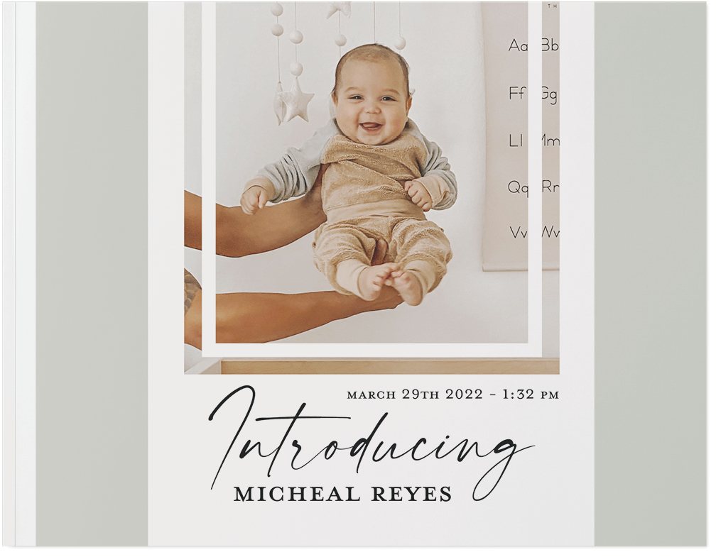 Baby's First Photo Book, 8x11, Soft Cover, Standard Pages