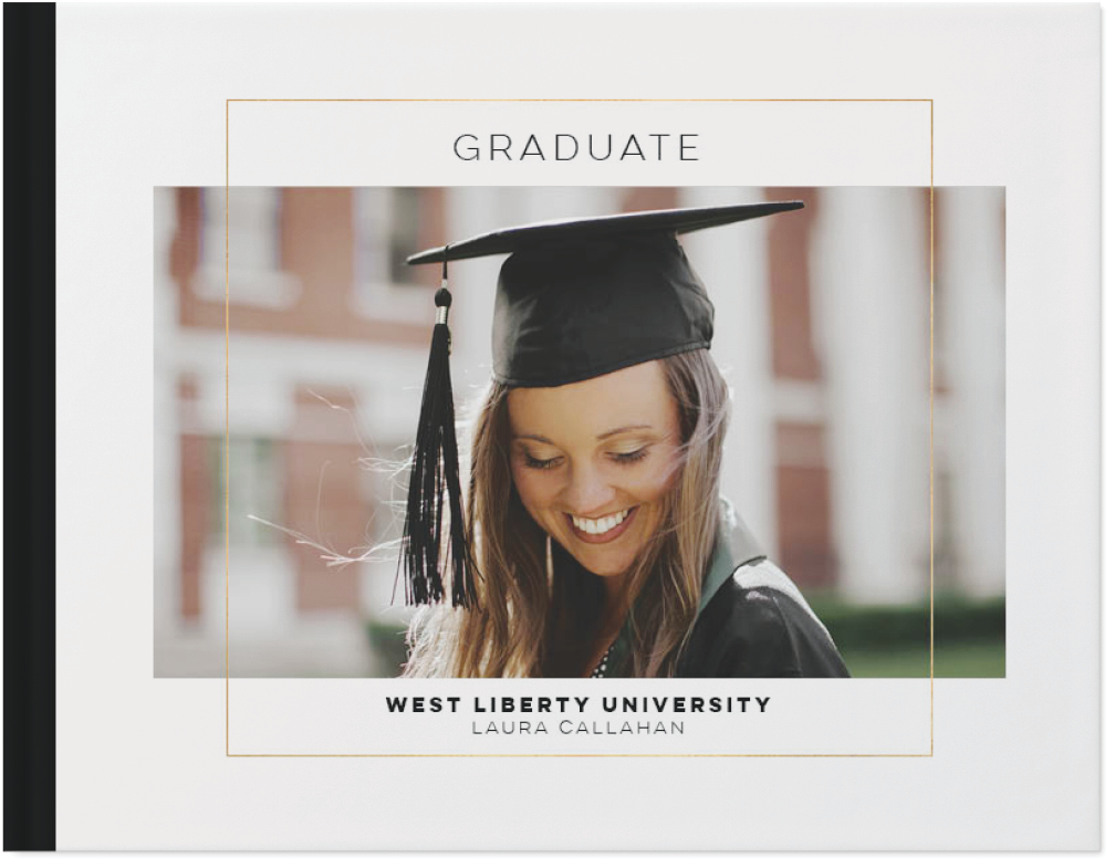 Graduation Celebration Photo Book, 8x11, Hard Cover - Glossy, Standard Pages