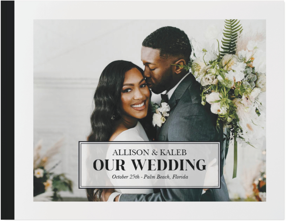 Our Wedding Day Photo Book, 8x11, Soft Cover, Standard Pages
