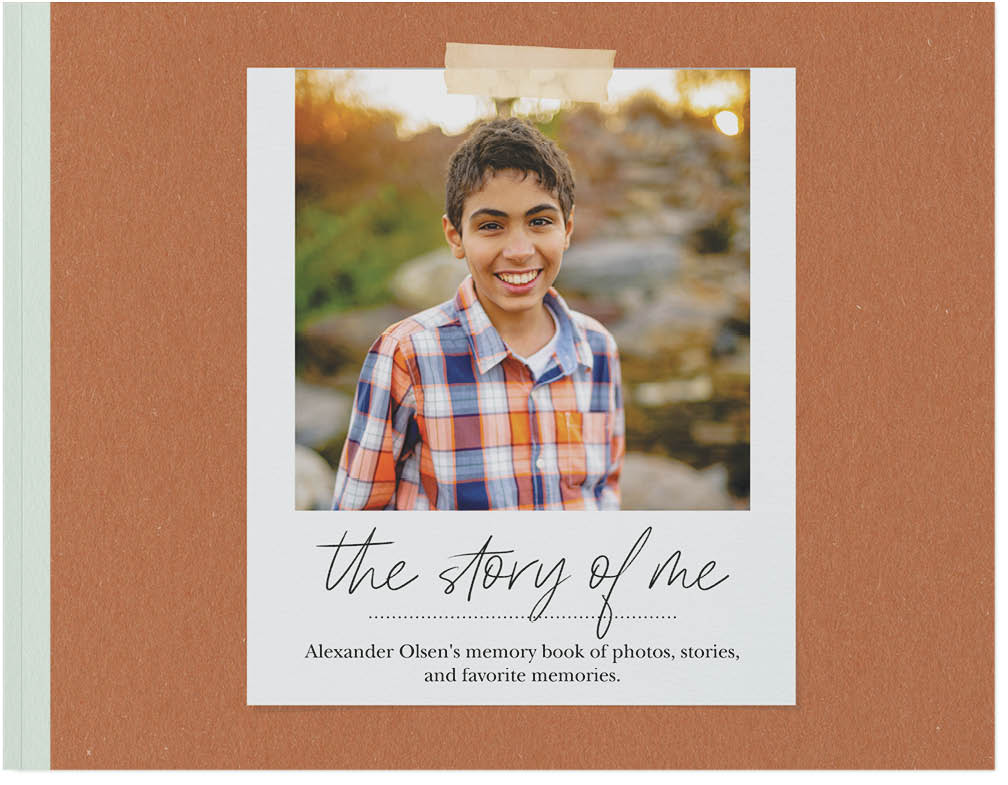 The Story of Me Photo Book, 8x11, Soft Cover, Standard Pages