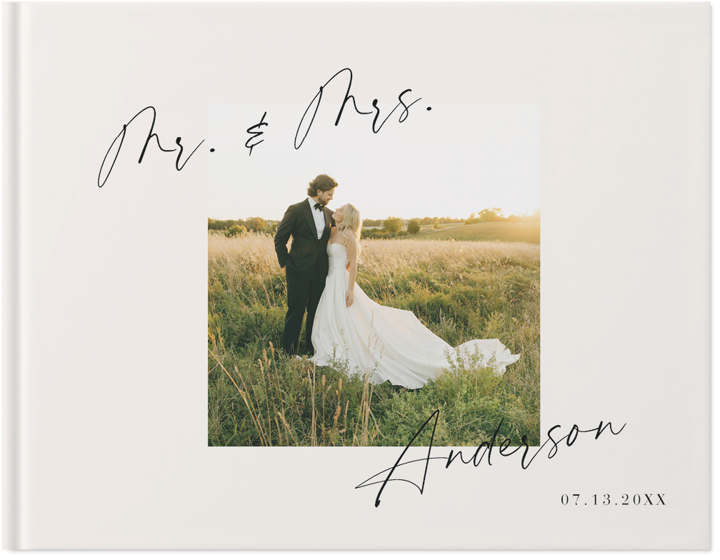 Timeless Love Story Photo Book, 8x11, Hard Cover - Glossy, Standard Pages