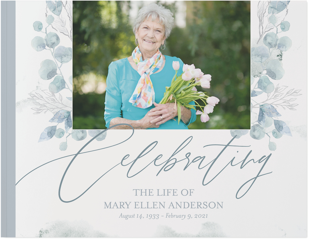 Celebration of Life by Sarah Hawkins Designs Photo Book, 8x11, Soft Cover, Standard Pages