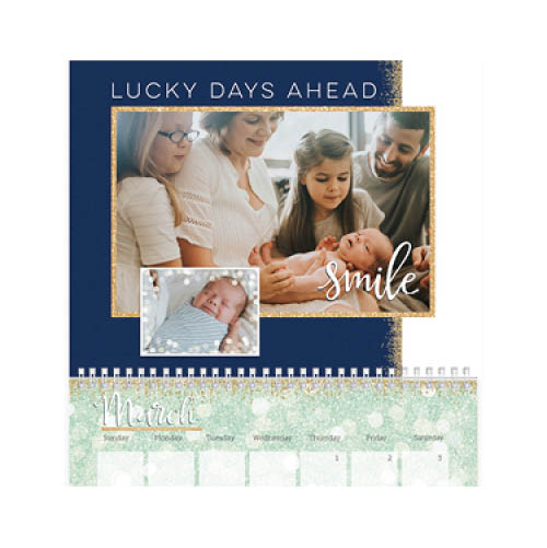 Sparkle & Shine Wall Calendar, 8x11