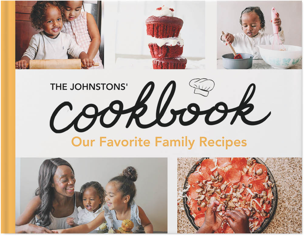 Whimsical Recipes by Slightly Stationery Photo Book, 8x11, Hard Cover - Glossy, PROFESSIONAL 6 COLOR PRINTING, Deluxe Layflat