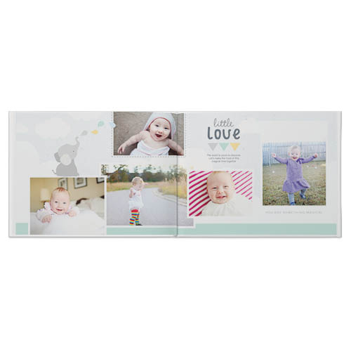 Tiny Little You Photo Book, 11x14, Professional Flush Mount Albums, Flush Mount Pages