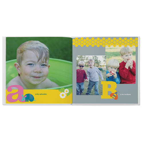 ABCs Photo Book, 10x10, Professional Flush Mount Albums, Flush Mount Pages