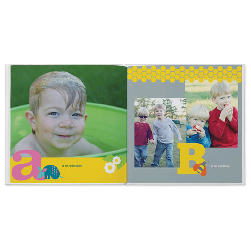 ABCs Photo Book, 8x8, Professional Flush Mount Albums, Flush Mount Pages