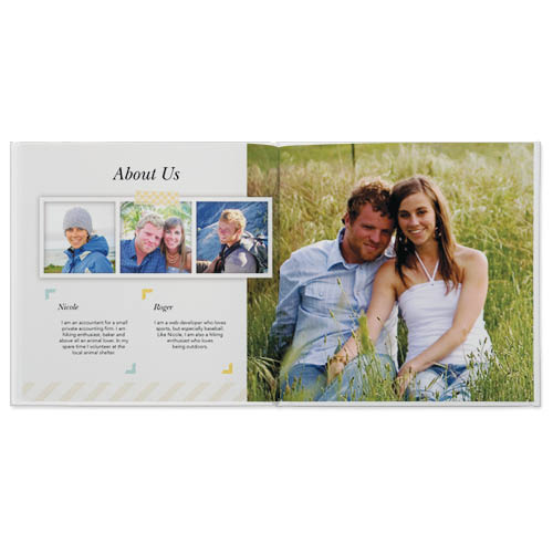 Adoption Portfolio Photo Book, 12x12, Professional Flush Mount Albums, Flush Mount Pages