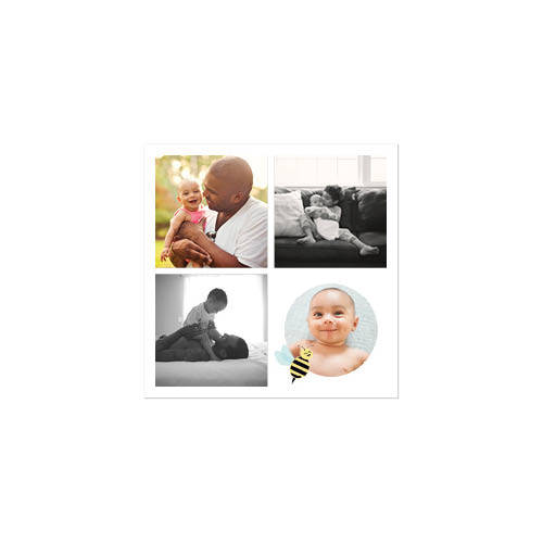 Page 4 - Free and customizable baby photo collage templates