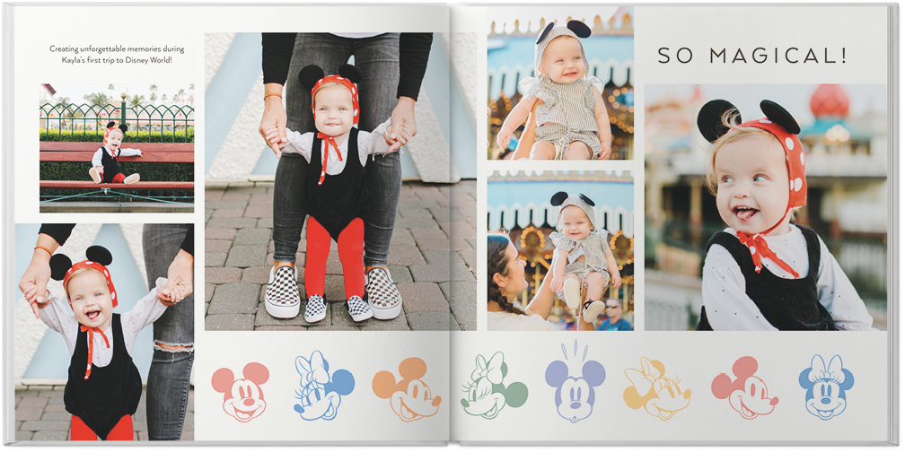 Disney Mickey and Friends 10x10 Photo Book Preview 2