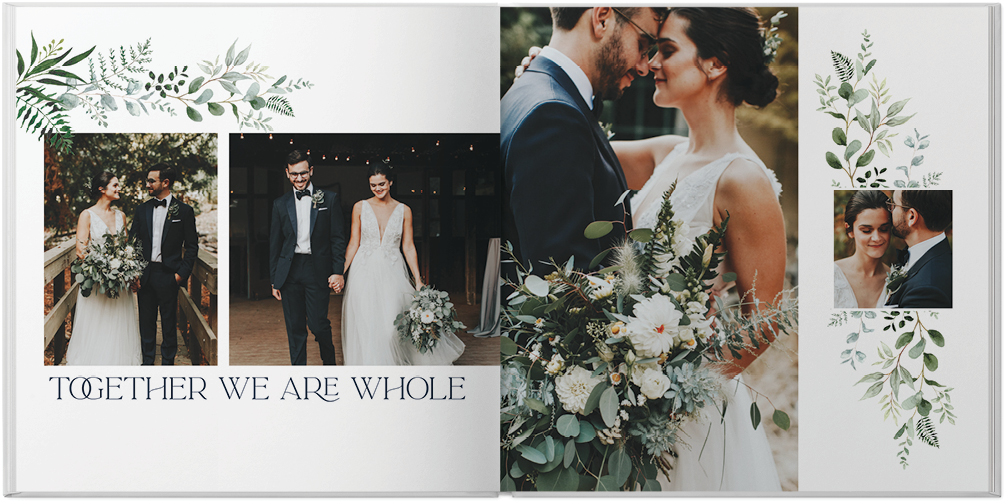 Elegant Wedding Greenery by Kim Thoa 10x10 Photo Book Preview 4