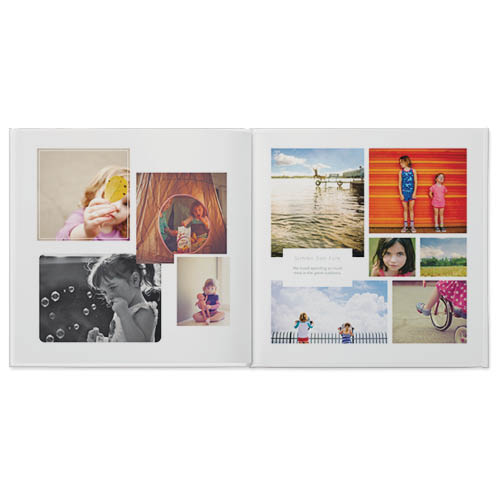 Modern White Photo Book, 12x12, Professional Flush Mount Albums, Flush Mount Pages