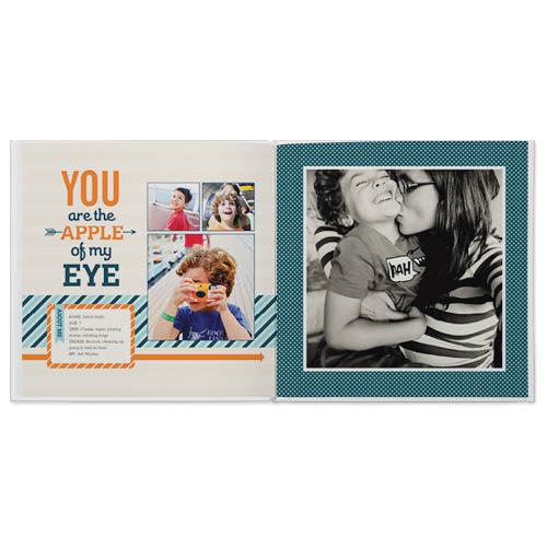 Project Life Childhood: Bridgeport Edition Photo Book, 10x10, Professional Flush Mount Albums, Flush Mount Pages