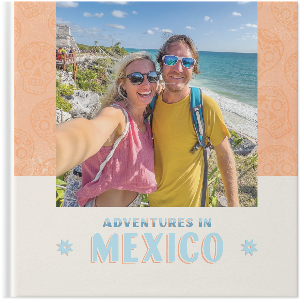 Adventures in Mexico Photo Book, 8x8, Hard Cover - Glossy, Standard Pages